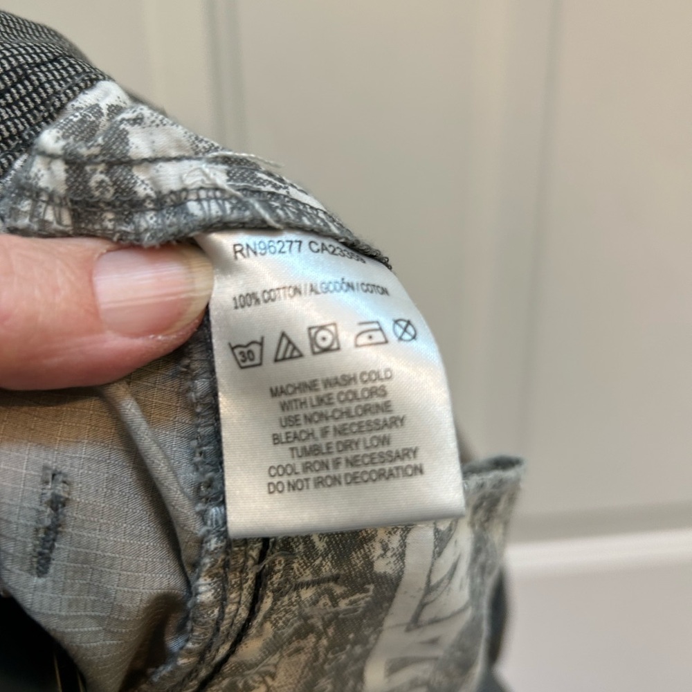 Vans Men's Charcoal Striped Cargo Shorts 36 - Picture 5 of 6